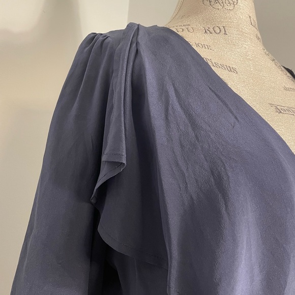 New S.Y.L.K. dark blue navy Midi dress size L - Picture 8 of 11